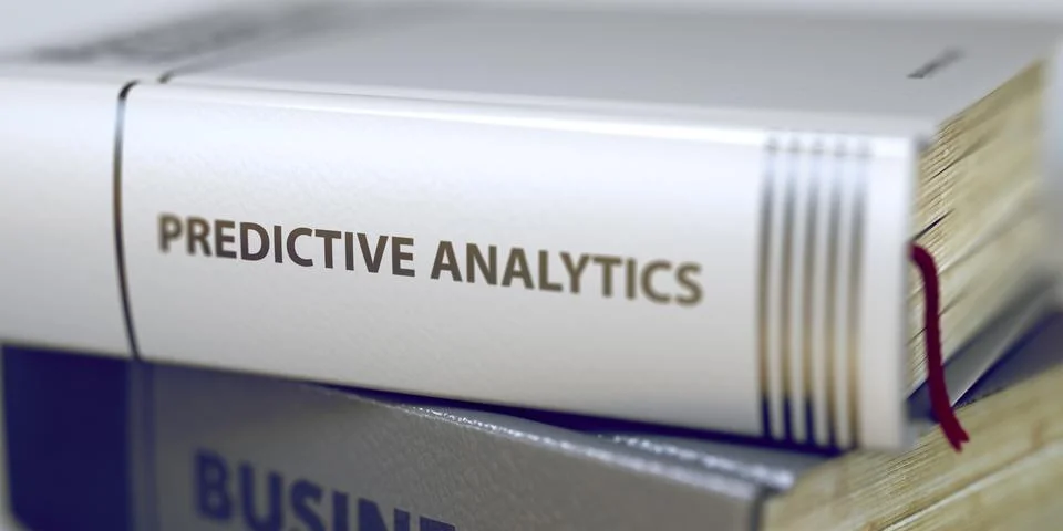Book Title of Predictive Analytics. 3D Rendering. イラスト素材