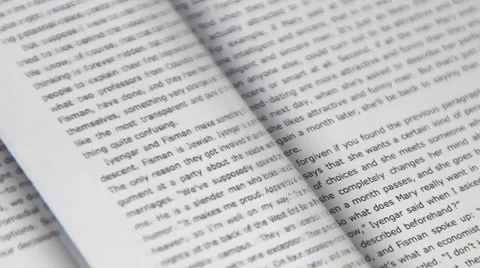 Book on a touch screen tablet computer. (8) Stock-Footage 3195776