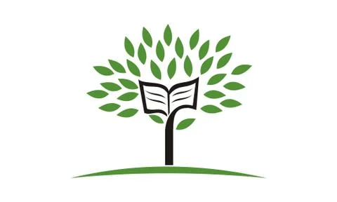 Book of Tree Stock Illustration