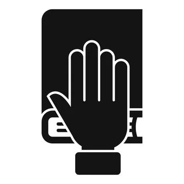 Book trust icon simple vector. Core value Illustrazione stock