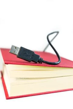 Book with USB Stock Photos
