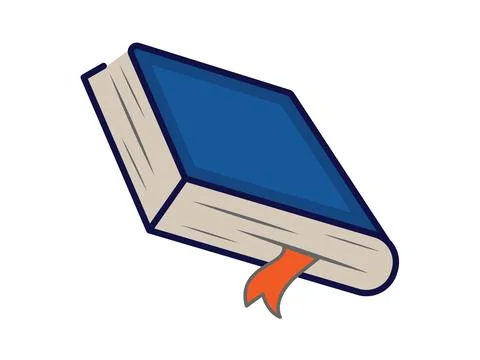 Book Vector Illustration on a white background Illustrazione stock