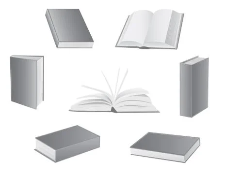 Book vector illustrations Stock Illustration