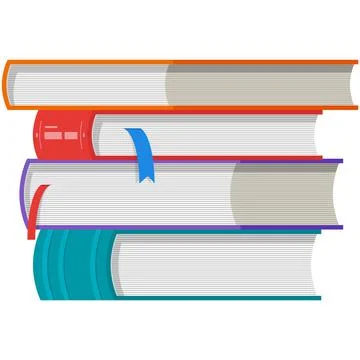 Book vector stack library and school education icon Stock Illustration