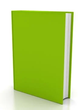 The book on white background Stock Illustration