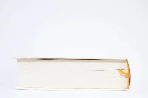 Book on white background Foto stock