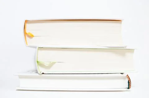 Book on white background Foto stock