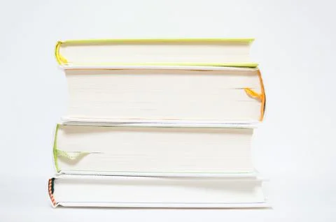 Book on white background Stock-Fotos