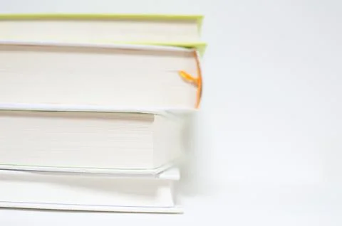 Book on white background Foto stock