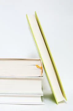 Book on white background Stock Photos