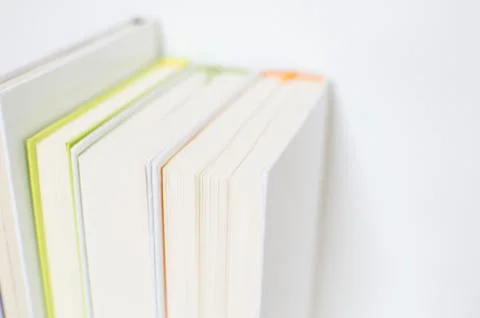 Book on white background Foto stock