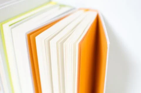 Book on white background Stock Photos