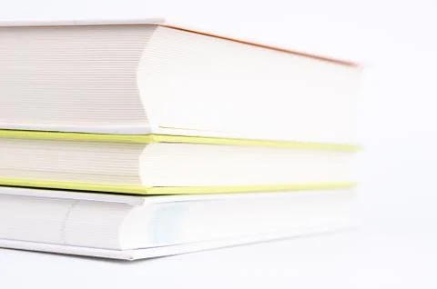 Book on the white background Stock Photos