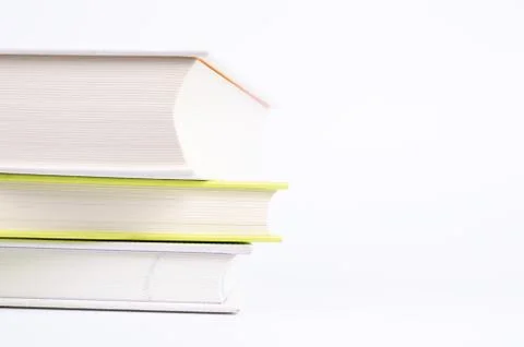 Book on the white background Stock Photos