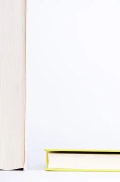 Book on the white background Foto stock