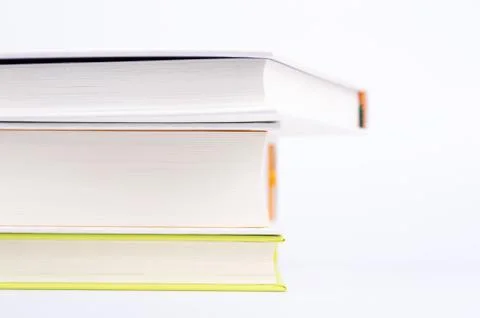 Book on the white background Stock Photos
