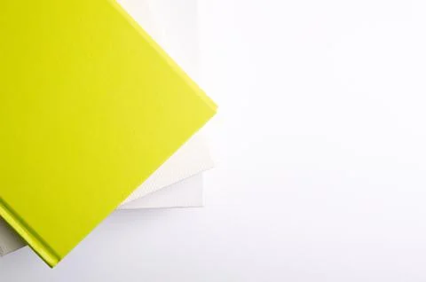 Book on the white background Stock Photos