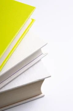 Book on the white background Foto stock