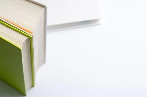 Book on the white background Stock Photos