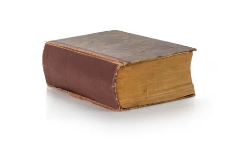 Book on white Stock Photos