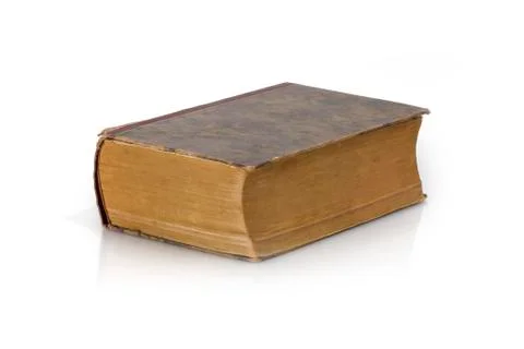 Book on white Stock Photos