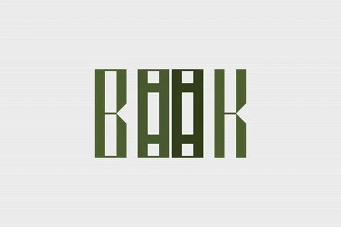 Book wordmark logo vector illustration Stock Illustration