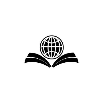 Book world icon vector design template illustration 스톡 일러스트
