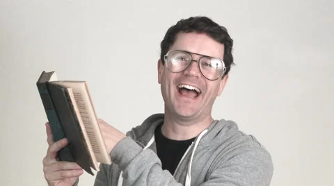 The Book Worm Video stock 60703023