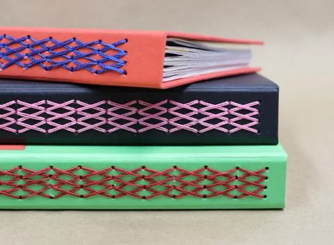 The bookbinding process Fotos de archivo