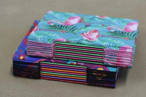 The bookbinding process Fotos de archivo