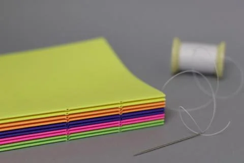 The bookbinding tools Stock Photos