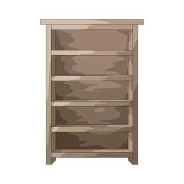 Bookcase illustration Stock Illustration