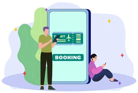 Booking Concept Illustration Stock Illustration