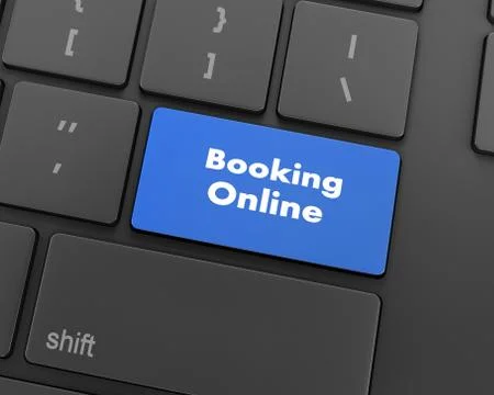 Booking online Stock Illustration