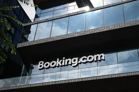 The Booking.com HQ in Amsterdam. Stock Photos