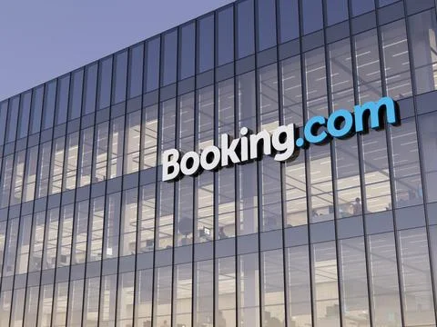 Booking.com Ilustração Stock