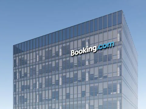 Booking.com Ilustración de archivo