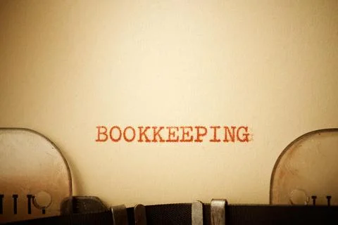 Bookkeeping concept view Stock Photos