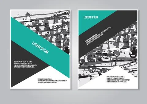 Booklet layout creative template Stock Illustration
