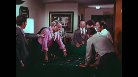 Bookmaking as a profitable enterprise in the illegal gambling business in 1960. Vidéo 152662299