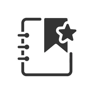 Bookmark, Blogging Icon Illustrazione stock