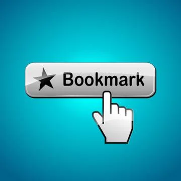 Bookmark button Stock Illustration