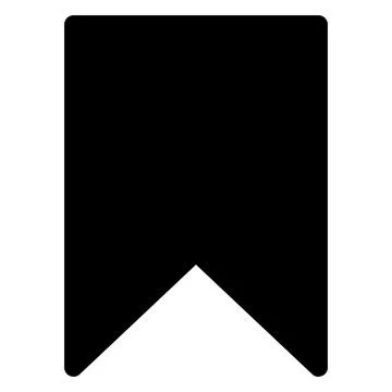 Bookmark glyph icon vector illustration isolated on white background Stock-Illustration