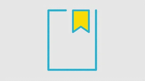 Bookmark icon. Stock Footage 201510474