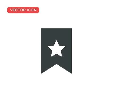 Bookmark Icon Vector Illustration Design Stock Illustration