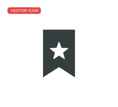 Bookmark Icon Vector Illustration Design Illustrazione stock