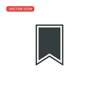 Bookmark Icon Vector Illustration Design Stock Illustration