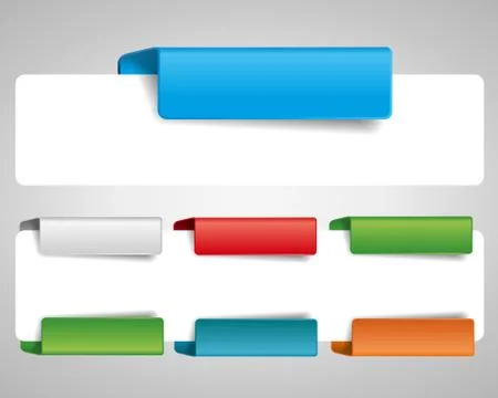 Bookmark Illustrazione stock