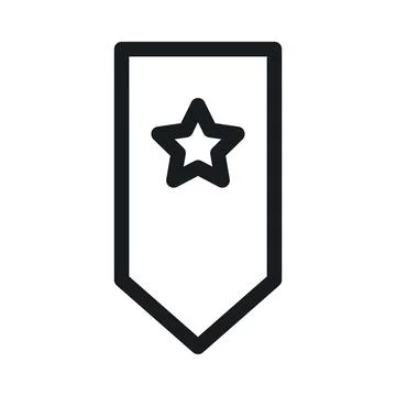 Bookmark Indicator Icon Perfect for Saving and Organizing Web Content Illustrazione stock