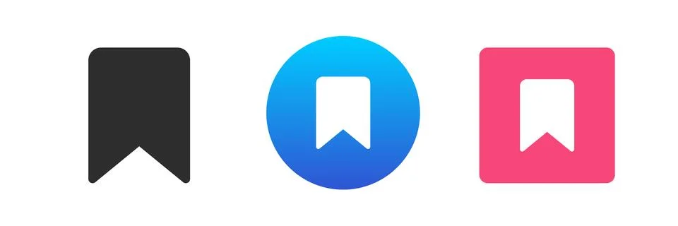 Bookmark menu navigation favorite remember label tag cyberspace guidebook i.. 스톡 일러스트